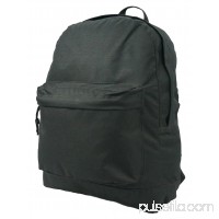 K-Cliffs Backpack Classic School Bag Basic Daypack Simple Book Bag 16 Inch F. Green   564847910